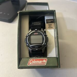 Coleman Digital Sports Atomic Watch Comfort Strap Water Resistant 30 M New